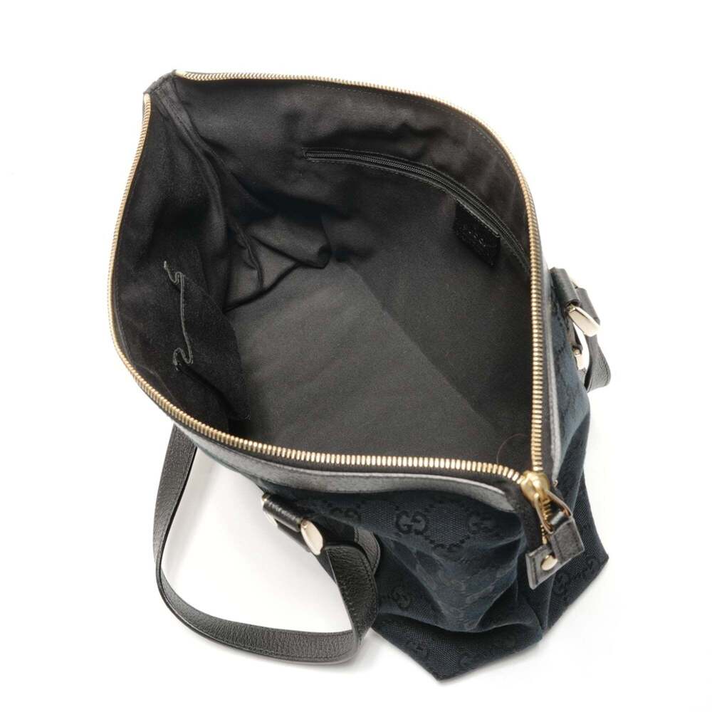 GUCCI Black Canvas Shoulder Bag - Picture 12 of 14